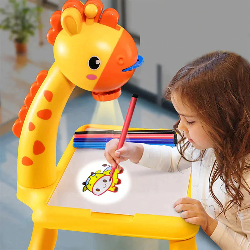 LED Projector Art Painting Table for Kids (طاولة رسم للأطفال مع جهاز عرض LED)